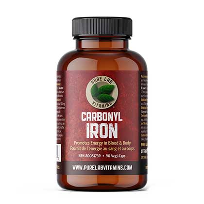 Pure Lab Carbonyl Iron, 90 Veg Capsules