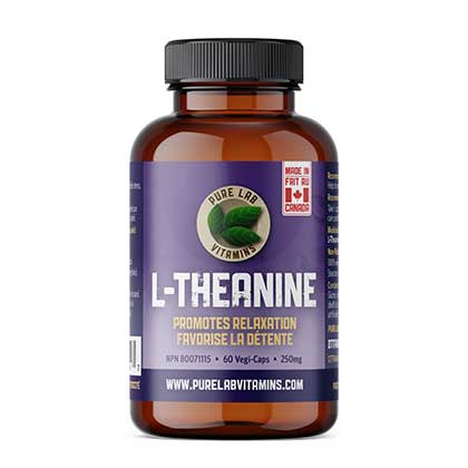 Pure Lab L-Theanine 250mg, 60 Veg Capsules
