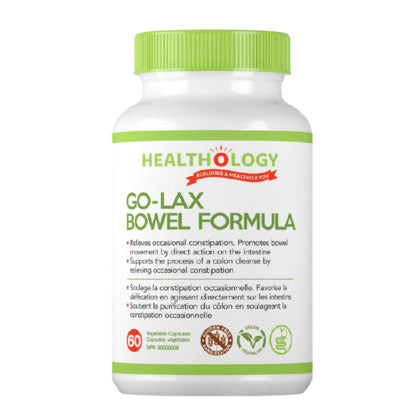 Healthology GO-LAX Bowel Formula - 60 capusles