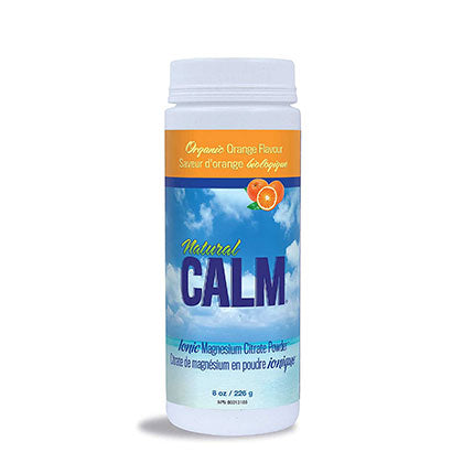 Natural Calm, Orange Flavour, 226g.
