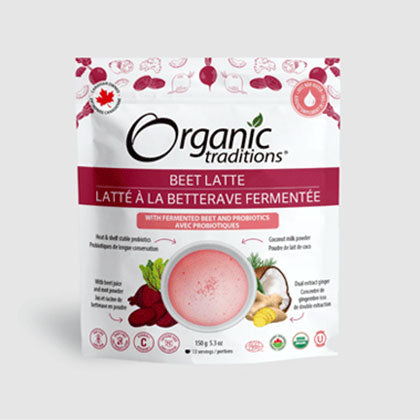 Organic Traditions Beet Latte With Probiotics - 150g