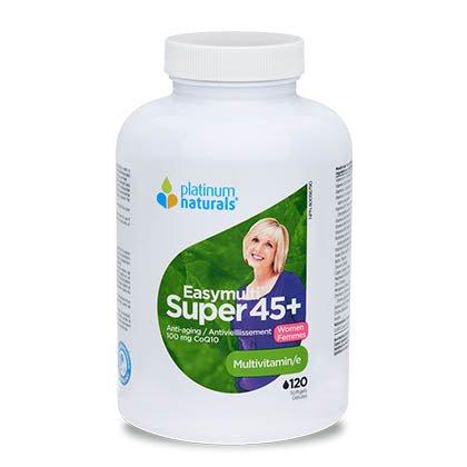 Platinum SuperEasy Multi 45+ WOMEN, 120 softgels.