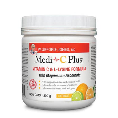 Medi C Plus Powder with Magnesium, citrus flavour, 300g. 