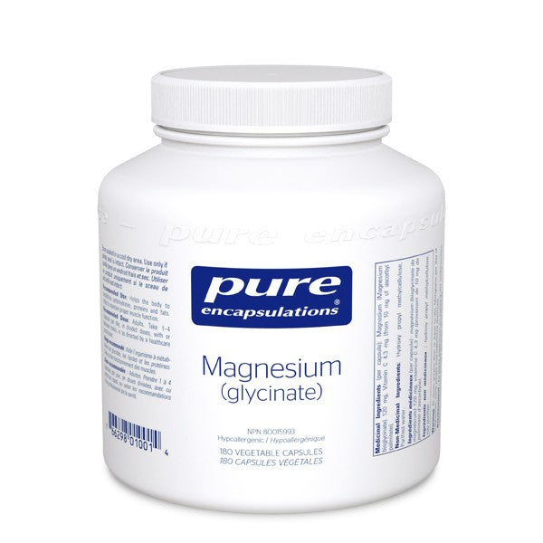 Pure Encapsulations Magnesium Glycinate 120mg, 180 Capsules