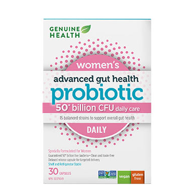 Genuine Health Advanced Gut Health Probiotics for Women
