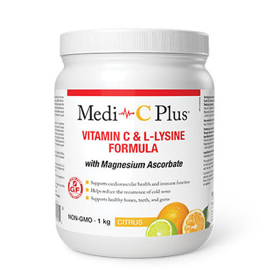 Medi C Plus Powder with Magnesium, citrus flavour, 1 kg. 