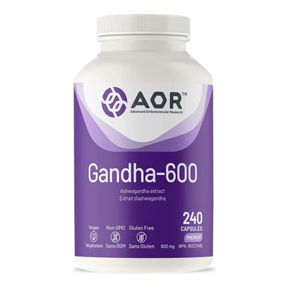 AOR Gandha-600, 120 caps. A plant to help the body resist physical & mental stress.