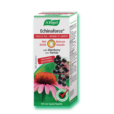 Echinaforce Hot Drink, 100ml. to help prevent and relieve the symptoms of upper respiratory tract infections.