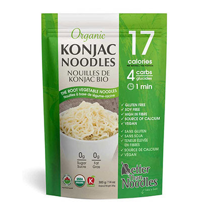 Better Than Foods Org. Konjac Root Vegetable Noodles, 385g - SALE*