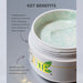 Dr. Louie Exfoliating Cleansing Cream 3.5oz. Key benefits list.