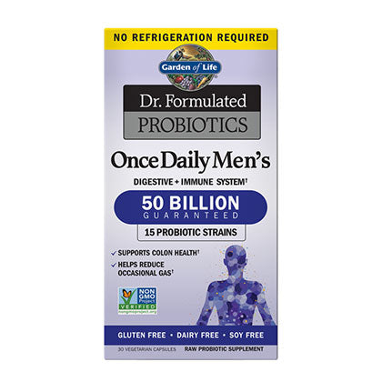 Garden of Life Dr. Formulated Probiotics - Mens, 50 Billion, 30 Veg Capsules