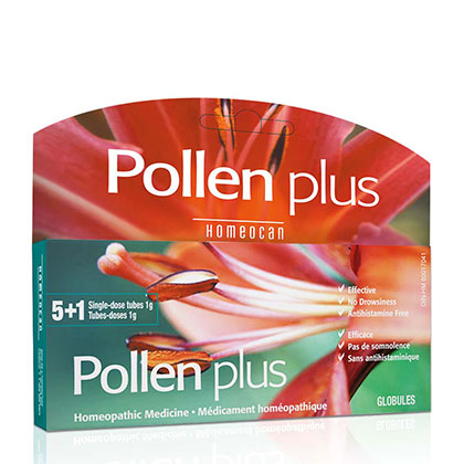 Homeocan Pollen Plus - 6 Single-dose, 1g Tubes.