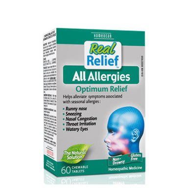 Homeocan All Allergies Tablets, 60 Tablets, Real Relief Brand.