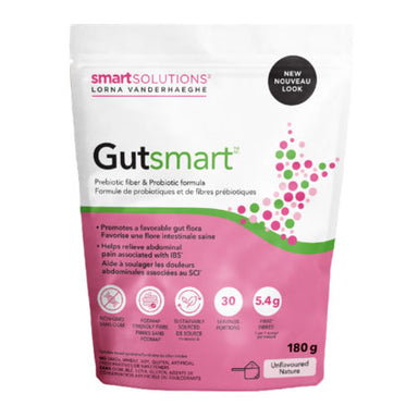 Smart Solutions by Lorna Vanderhaeghe, Gut Smart, 180g. Promotes a favourable gut flora.