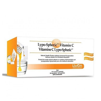 Livon Lypo-Spheric Vitamin C 171 ml, 30 Packets.