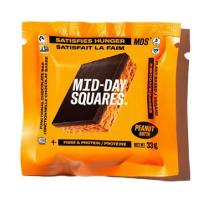 Mid-Day Squares - Peanut Butter (with Chocolate), 33g