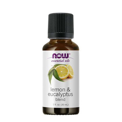 NOW Lemon & Eucalyptus Oil Blend, 30ml
