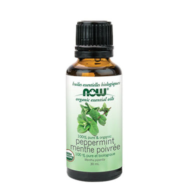 NOW Essential Oil Org Peppermint, 30ml.