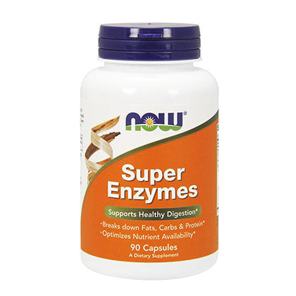 NOW Super Enzymes, 90 Capsules.