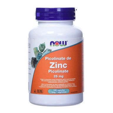 NOW Zinc Picolinate - 25 mg, 100caps.