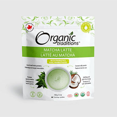 Organic Traditions Matcha Latte With Probiotics - 150g
