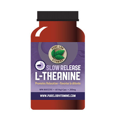 Pure Lab L-Theanine Slow Release, 60 Veg Capsules