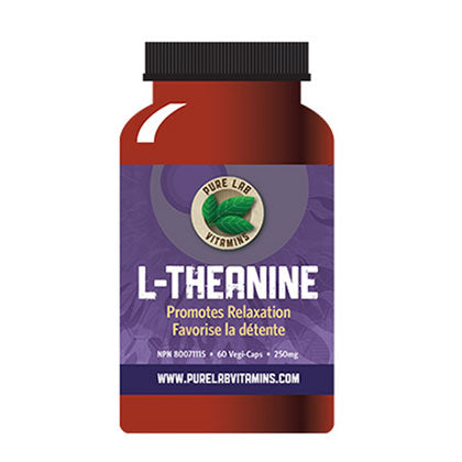 Pure Lab L-Theanine 250mg, 60 Veg Capsules