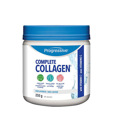 Progressive Complete Collagen, Unflavoured, 250g. To help collagen formation.