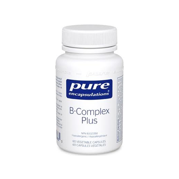 Pure Encapsulations B-Complex Plus, 60 Veg Capsules