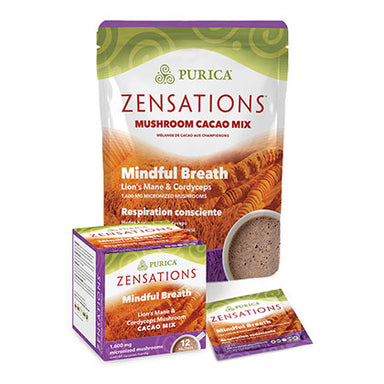 Purica Zensations Mindful Breath - Lion's Mane & Cordyceps Mix, 150g