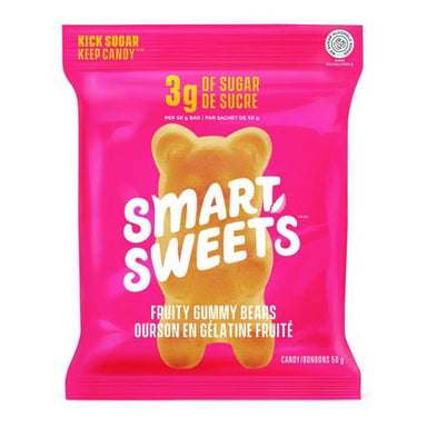 Smart Sweets Fruity Gummy Bears, 50g.