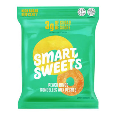 Smart Sweets Peach Rings, 50g.