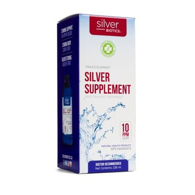 Silver Biotics Silver Supplement 10PPM Silver, 236ml - SALE*