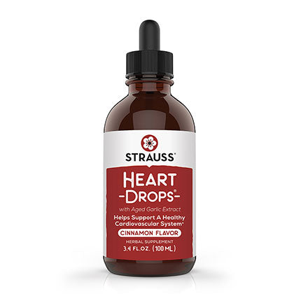 Strauss Heart Drops, Cinnamon Flavour, 100ml.