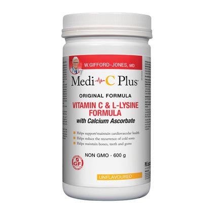 Medi C Plus Powder with Calcium, unflavoured, 600g. 