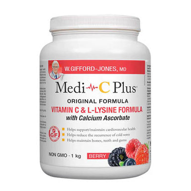 Medi C Plus Powder with Calcium, berry flavour, 1 kg.