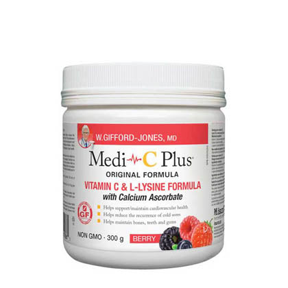 Medi C Plus Powder with Calcium, berry flavour, 300g. 