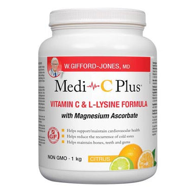 Medi C Plus Powder with Magnesium, citrus flavour, 1 kg. 